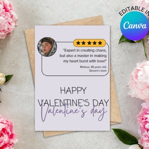 Gepersonaliseerde Valentijnskaart voor zoon of dochter, Grappige Valentijnskaart, Aanpasbare Valentijnskaart, Bekijk uw zoon-dochterkaart