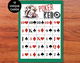 Printable Poker Keno Cards PO KE NO - Il 340x270.5667394399 Rbk5 