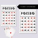 Printable Poker Keno Cards, PO-KE-NO Cards, Printable Pokeno Cards ...