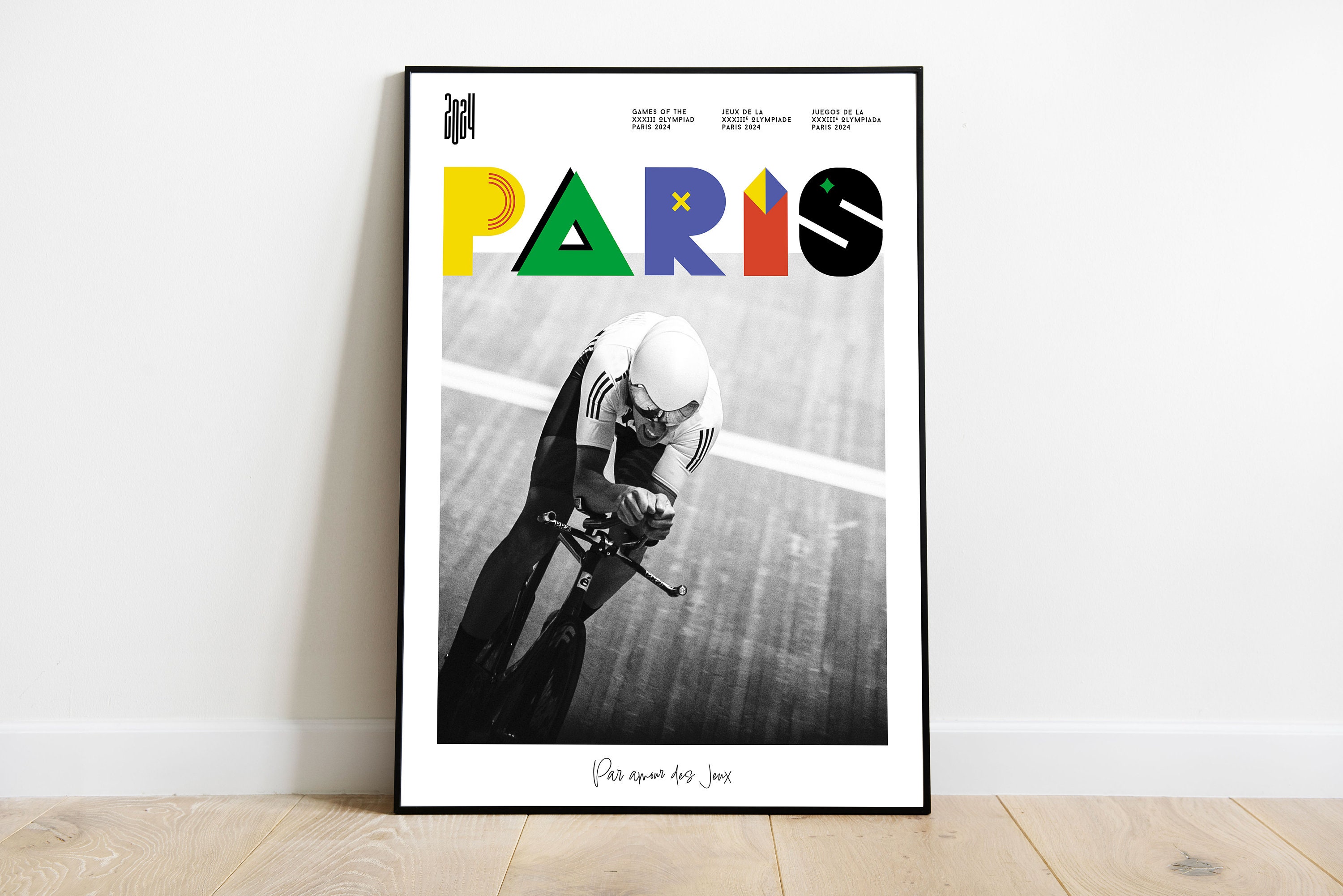 AFFICHE OFFICIELLE / Poster officiel JO Paris 2024 Jeux Olympiques 54 x 75cm EUR 35,00 - FR