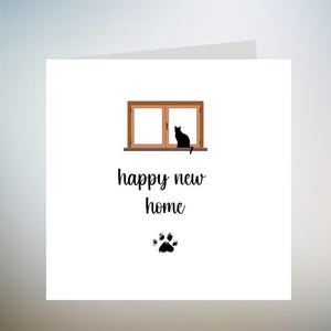 Carte Happy New Home, Félicitations pour votre nouvelle maison, Carte pour nouvelle maison, Carte de pendaison de crémaillère, Carte pour nouvelle maison pour amis, Première carte pour maison 6 x 6