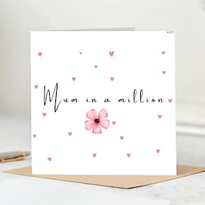 Proficiat met je verjaardag - Mama Verjaardagskaarten voor moeders Verjaardagskaart voor mama voor moeder ouders Kaart 6 x 6
