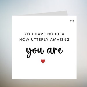 Amazing Friend Thank You Card, Friendship Card, Special Card For Friend, Sister, Mum, Daughter, Greeting Card, Bestie Thank You Card 6x6