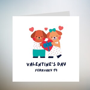 Tarjeta personalizada del día de San Valentín, tarjeta feliz del día de San Valentín para el novio, tarjeta del día de San Valentín de la novia, tarjeta del día de San Valentín del marido 6x6