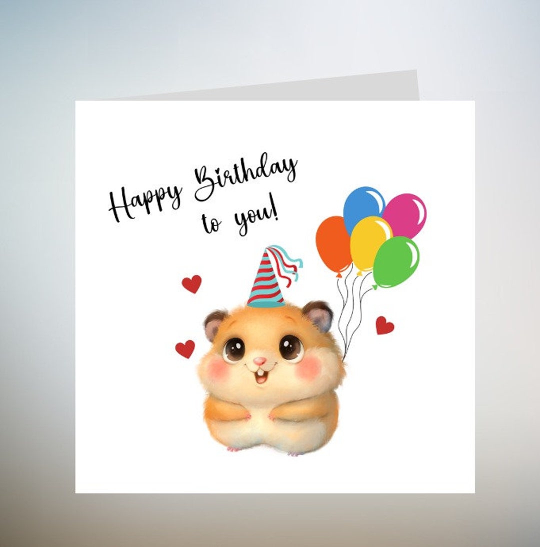 Personalised Happy Birthday Card, Boy Birthday Card, Blue Birthday Card ...