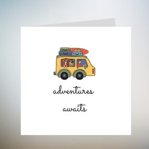 Carte de voyage personnalisée, Que l’aventure commence, Carte d’année sabbatique, Carte Bon Voyage, Carte de randonnée, Carte de voyage du monde, Carte bonne chance 6x6