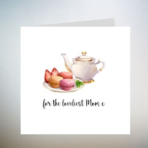 Para a mãe mais adorável do mundo, para um cartão de mãe especial, cartão de dia das mães, cartão de mãe, cartão de dia das mães de crianças 6x6