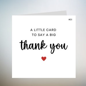 Gepersonaliseerde grote dank u kaart voor beste vriend, moeder, vader, vriend, vriendin, leuke vriendschap dank u kaart, dankbare kaart 6x6