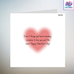 Joyeuse Saint-Valentin beau, carte de Saint-Valentin petit ami, carte de Saint-Valentin mari, carte de Saint-Valentin fiancé pour lui 6 x 6