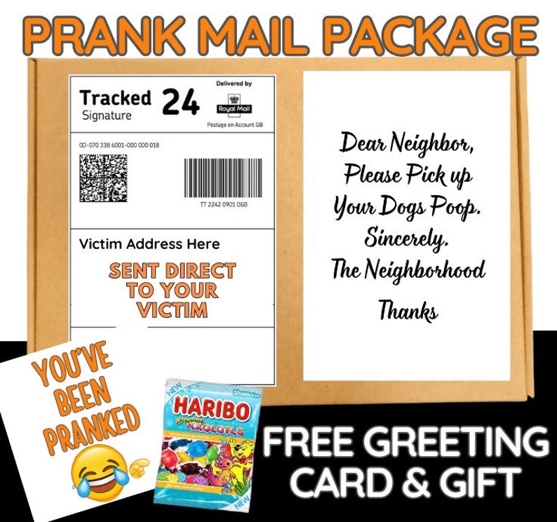 Prank Mail Package Dog Poop Pickup Sent Directly to Victim by Post ...
