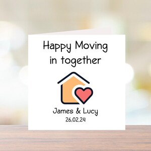 Carte Happy New Home, Félicitations pour votre nouvelle maison, Carte pour nouvelle maison, Carte de pendaison de crémaillère, Carte pour nouvelle maison pour amis, Première carte pour maison 6 x 6