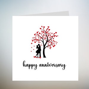 Carte d'anniversaire personnalisée pour mari, carte d'anniversaire pour lui, cadeau d'anniversaire pour elle 6 x 6