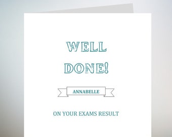 Gepersonaliseerde Welldone op examenresultaat | Zo verdomd trots op je - Gefeliciteerd kaart, goed gedaan, kaart 6x6