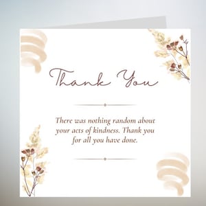 Biglietto di ringraziamento personalizzato per il migliore amico, biglietto di auguri di ringraziamento per tutto, biglietto per la mancanza di te, nome personalizzato 6x6