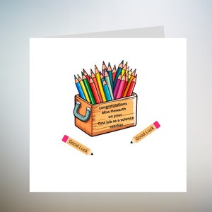 Gepersonaliseerde 1e onderwijsjobkaart - Nieuwe baanleraarkaart - Afstudeerleraarkaart - Nieuw gekwalificeerde leraar - Kaart - Eerste lerarenbaan 6x6