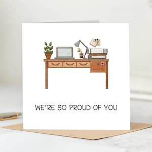 Personalisierte New Job Good Luck Karte - Best of Luck Karte, New Job Karte, Herzlichen Glückwunsch - Andenken, 150x160