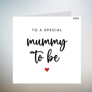 Carte future maman Joyeuse fête des mères - Coeurs - Carte personnalisée 6 x 6