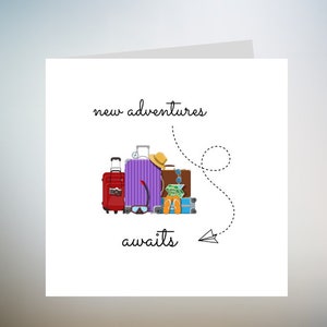 Biglietto di viaggio personalizzato, Lascia che l'avventura abbia inizio, Biglietto per l'anno sabbatico, Biglietto Bon Voyage, Biglietto per lo zaino in spalla, Biglietto per il viaggio nel mondo, Biglietto di buona fortuna 6x6