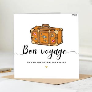 Biglietto di auguri per il viaggio - Biglietto di auguri per il viaggio - Biglietto di auguri per il viaggio - Buon viaggio - Anno sabbatico - 6x6