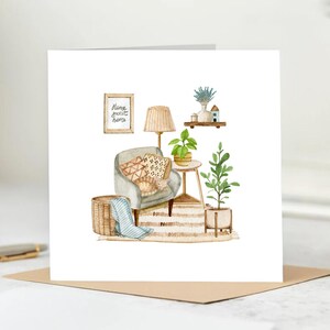 Gepersonaliseerde felicitaties met je nieuwe thuiskaart | Nieuw huiscadeau, housewarmingkaart, nieuwe avonturen, nieuwe herinneringen: 6 x 6 inch