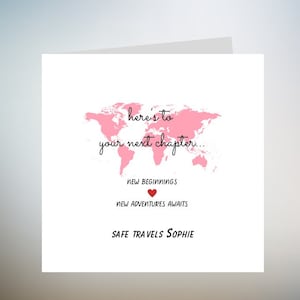 Biglietto di viaggio personalizzato, Lascia che l'avventura abbia inizio, Biglietto per l'anno sabbatico, Biglietto Bon Voyage, Biglietto per lo zaino in spalla, Biglietto per il viaggio nel mondo, Biglietto di buona fortuna 6x6