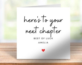 Best Of Luck In Your New Job Card