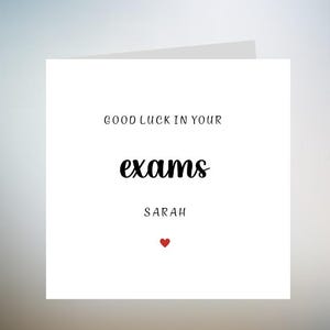 Carte personnalisée - Carte porte-bonheur lors de votre examen - Carte porte-bonheur, vous avez ça 6 x 6