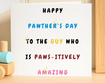 Personalized First Father's Day Card from Baby, Happy 1st Father's Day Card for New Dad, Cute Lion Cub Daddy Card, First Time Dad Gift,