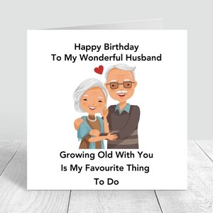 Cartão de aniversário do marido, primeiro aniversário como marido, cartão de aniversário romântico para ele, cartão de aniversário do novo marido, presente de aniversário para parceiro 6x6