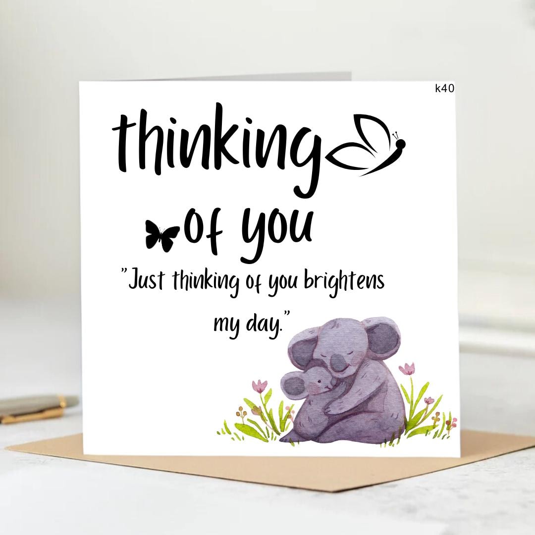 Thinking of You Card, Just Because Card, Sending Love Card ...
