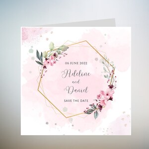 Carte d'initiale personnalisée de mariage, carte de mariage personnalisée de jeunes mariés, carte de voiture de mariage, jeunes mariés, carte de félicitations pour le jour du mariage 6 x 6