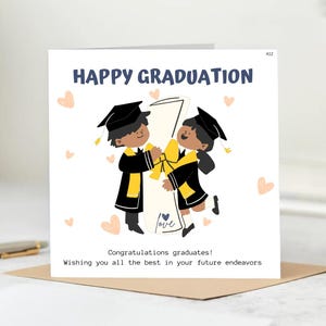 Tarjeta personalizada "Muy orgulloso de ti" (nombre) / Tarjeta de felicitación, "Bien hecho", "Buena suerte", "Ánimo", "Graduación", "Exámenes". 6x6