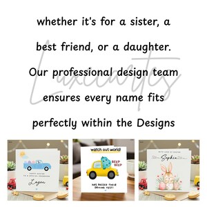 Tarjeta de despedida personalizada, tarjeta de buena suerte para un compañero de trabajo, regalo de despedida, tarjeta con nombre personalizado, recuerdo divertido para dejar la oficina imagen 5