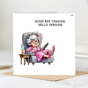 Carte de bonne chance pour votre retraite, carte de voeux de bonne chance pour votre retraite, carte de chance personnalisée pour votre carte de retraite, carte d'encouragement 6 x 6