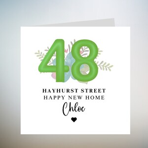 Carte Happy New Home, Félicitations pour votre nouvelle maison, Carte pour nouvelle maison, Carte de pendaison de crémaillère, Carte pour nouvelle maison pour amis, Première carte pour maison 6 x 6