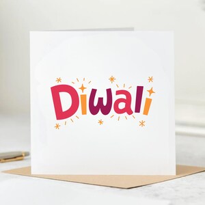 Happy Diwali Card, Festival of Light, Diwali-wenskaart, kleurrijke kaars Diwali Card, voor familie vrienden zoon dochter moeder vader 6 x 6