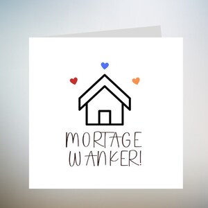 Carte Happy New Home, Félicitations pour votre nouvelle maison, Carte pour nouvelle maison, Carte de pendaison de crémaillère, Carte pour nouvelle maison pour amis, Première carte pour maison 6 x 6