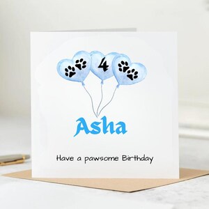 Carte d'anniversaire pour papa chien, joyeux anniversaire à mon papa chien, carte du chien, cartes pour animaux de compagnie, carte d'anniversaire de propriétaires de chien, anniversaire d'animaux de compagnie 6 x 6