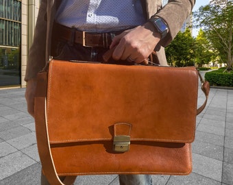 Executive Leather Briefcase