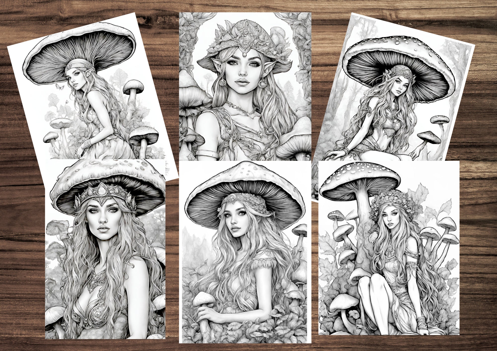Autumn Elf Princess Coloring Pages - 30 High Quality Coloring Pages ...