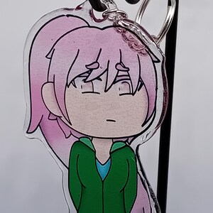 Acrylic anime keyring