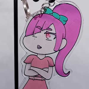 Acrylic anime keyring