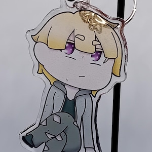 Acrylic anime keyring