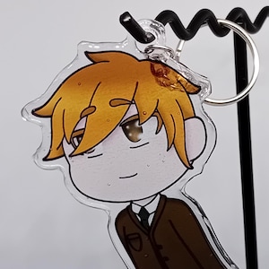 Acrylic anime keyring