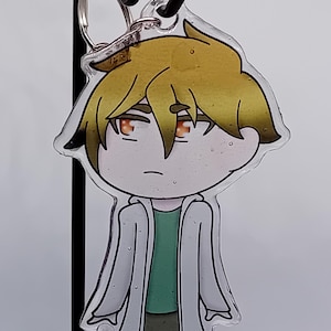 Acrylic anime keyring