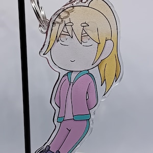 Acrylic anime keyring