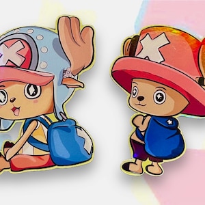 Autocollant holographique FanArt 2 versions | Autocollant en vinyle laminé imperméable, parfait pour les gourdes, les ordinateurs portables, etc.