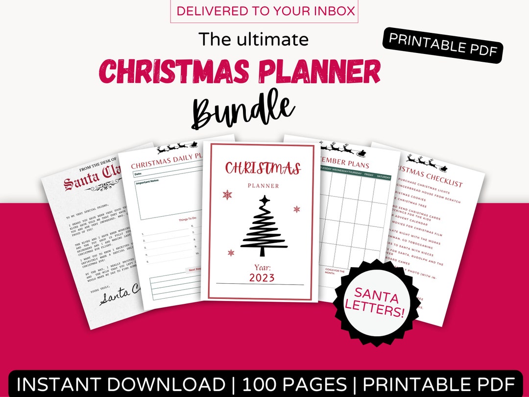 Ultimate Christmas Planner Printable Bundle (digital Download) to Do ...