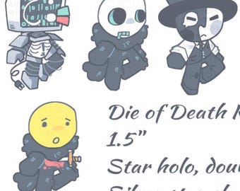 Die of Death Holo Keychains