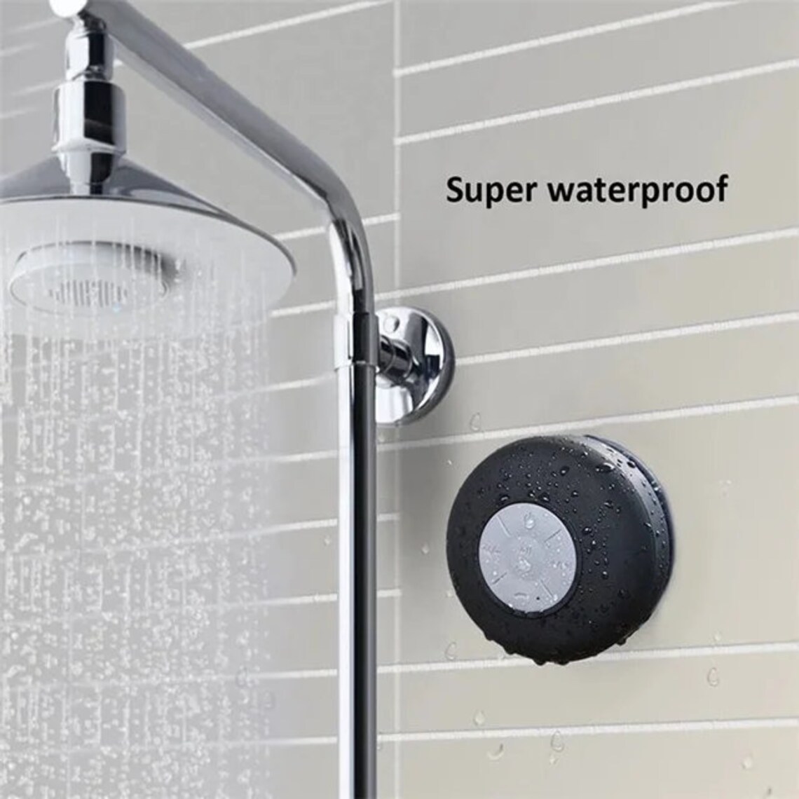 SHOWER WIRELESS BT Speaker | Round Outdoor Floating Waterproof Speaker ...